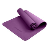 NNEDSZ Eco-friendly Dual Layer 6mm Yoga Mat | Royal Purple | Non-slip Surface And Carry Strap For Ultimate Comfort And Portability