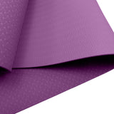 NNEDSZ Eco-friendly Dual Layer 6mm Yoga Mat | Royal Purple | Non-slip Surface And Carry Strap For Ultimate Comfort And Portability