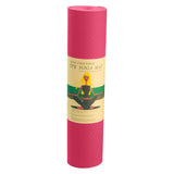 NNEDSZ Eco-friendly Dual Layer 6mm Yoga Mat | Pink | Non-slip Surface And Carry Strap For Ultimate Comfort And Portability