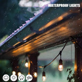 NNEDSZ 20M Festoon String Lights Kits Christmas Wedding Party Waterproof outdoor