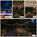 NNEDSZ 20M Festoon String Lights Kits Christmas Wedding Party Waterproof outdoor
