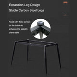 NNEDSZ 120x60cm Glossy Pandora Minimalist Slate Kitchen Dining Table Marble Lunch Dinner Table Solid Metal Legs