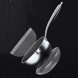 NNEDSZ Premium 316 Stainless Steel Non-Stick 22cm Milk Pot with Double-Sided Honeycomb Design