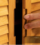 NNEDSZ 4 Doors 6 Tier with Drawer Bamboo Large Capacity Storage Hallway Shelf Shoe Rack Cabinet