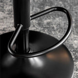 SERENITà Bar Stools Kitchen Bar Stool Leather Barstools Swivel Gas Lift Counter Chairs BS8406 Green