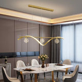 NNEDSZ Luxury Hand Blown Glass LED Pendant Light 100cm Adjustable 3 Color Dimmable Remote Control for Dining Bar Living Room