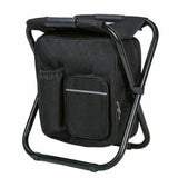 NNEDSZ Portable Folding Backpack Chair Camping Stool Cooler Bag Rucksack Beach Fishing 150kg load comb