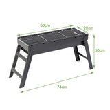 NNEDSZ Foldable Portable BBQ Charcoal Grill Barbecue Camping Hibachi Picnic