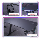 NNEDSZ 120cm Gaming Desk Desktop PC Computer Desks Desktop Racing Table K-Shaped Leg AU