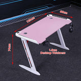 NNEDSZ 140cm RGB Gaming Desk Desktop PC Computer Desks Desktop Racing Table Office Laptop Home AU