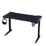 NNEDSZ 140cm RGB Gaming Desk Desktop PC Computer Desks Desktop Racing Table Office Laptop Home AU