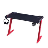 NNEDSZ 140cm RGB Gaming Desk Desktop PC Computer Desks Desktop Racing Table Office Laptop Home AU