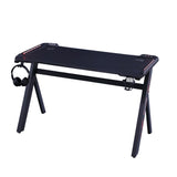 NNEDSZ 140cm RGB Gaming Desk Desktop PC Computer Desks Desktop Racing Table Office Laptop Home AU