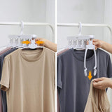 NNEDSZ Magic Hanger Space Saving Multifunctional Clothes Coat Hanger Dryer Laundry Drying Rack Airer Clothes Horse Grey
