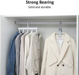 NNEDSZ Magic Hanger Space Saving Multifunctional Clothes Coat Hanger Dryer Laundry Drying Rack Airer Clothes Horse White