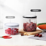 NNEDSZ Ecoco Easy Chopper Mincer Mixer Slicer Dicer Blender Cutter Shredder For Onion Garlic 1000 Black