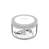 NNEDSZ Ecoco Easy Chopper Mincer Mixer Slicer Dicer Blender Cutter Shredder For Onion Garlic Grey 1000 Grey