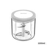 NNEDSZ Ecoco 3 Sizes Cutter Set Easy Chopper Mincer Mixer Slicer Dicer Blender Shredder For Onion Garlic Black