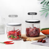 NNEDSZ Ecoco 3 Sizes Cutter Set Easy Chopper Mincer Mixer Slicer Dicer Blender Shredder For Onion Garlic Grey