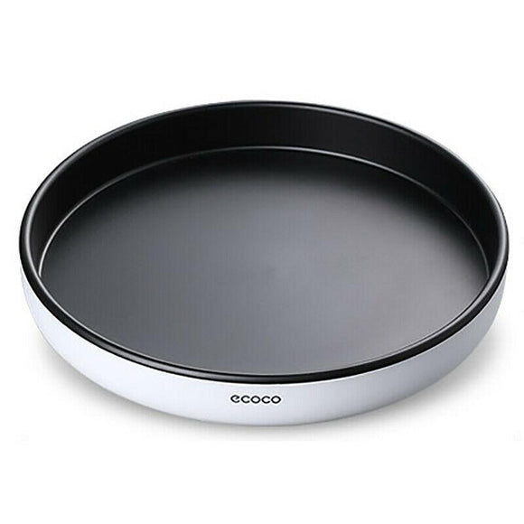 NNEDSZ Ecoco Kitchen Rotating Spice Condiment Storage Rack Bathroom Swivel Tray Organizer Black