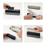 NNEDSZ Multipurpose Ceramic Carbide Knife Shapener For Knives Scissors Cleaver Keychain Green