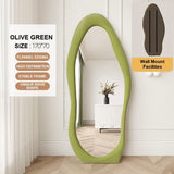 NNEDSZ 1.7m Standing Maiden Mirror Full Length Aesthetic Full Size Floor Mirror Bedroom Creative Modern Deco - Amazingooh Wholesale  1.7m Standing Maiden Mirror Full Length Aesthetic Full Size Floor Mirror Bedroom Creative Modern Deco - Amazin
