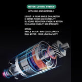 NNEDSZ Standing Desk Height Adjustable Sit Stand Motorised Dual Motors Frame White Only