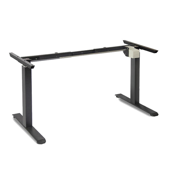 NNEDSZ Standing Desk Height Adjustable Sit Stand Motorised Single Motor Frame Black Only