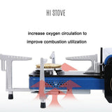NNEDSZ MAXSUN HI STOVE MS-100 Outdoor Camping Gas Stove Folding Burner Foldable Windshield
