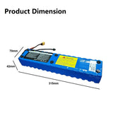 NNEDSZ NE1003-H Li-ion Battery Pack for 42v Ebike Bicycle Electric Scooter 7.8Ah 36v 350w