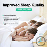 NNEDSZ Premium 5 Zone Pocket Spring Foam Mattress Medium Firmness 22cm - King Single
