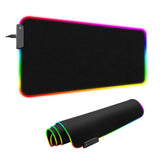 NNEDSZ LED Gaming Mouse Pad Large RGB Extended Mousepad Keyboard Desk Anti-slip Mat