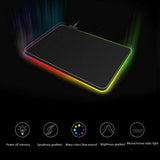 NNEDSZ LED Gaming Mouse Pad Large RGB Extended Mousepad Keyboard Desk Anti-slip Mat