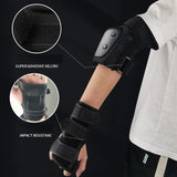 NNEDSZ Scooter Protective Gear with Knee Elbow Pads Wrist Guards Helmet for Kids/Teens/Adult Medium