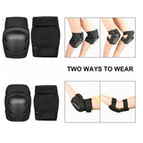NNEDSZ Scooter Protective Gear with Knee Elbow Pads Wrist Guards Helmet for Kids/Teens/Adult Medium