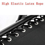 NNEDSZ Kingsize Outdoor Folding Reclining Garden Beach Chair Sun Lounger Deck Recliner Silver Color