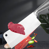 NNEDSZ Stainless Steel 8PC Kitchen Chef Knife Block Set Knives Scissor Sharpener AU