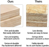 NNEDSZ Computer Table Desk Book Storage Student Study Home Office Workstation Vintage Oak Finish