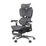 NNEDSZ SIHOO X5 Pro Gaming Chair Black Frame with Dark Grey Mesh