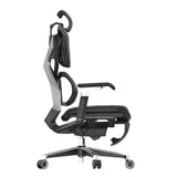 NNEDSZ SIHOO X5 Pro Gaming Chair Black Frame with Dark Grey Mesh
