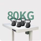 NNEDSZ Black Color Electric Standing Desk Electric Height Adjustable Sit Stand Workstation Toughened Glass Top Single Motor Wireless Charger