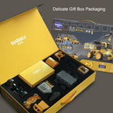 NNEDSZ DanBaoLe Programming Magnetic Truck DIY Assembly Remote Control Eneineering Vehicle Christmas Gift