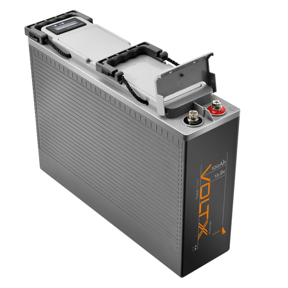 NNEDSZ 12V Lithium Battery 100Ah Slim Plus