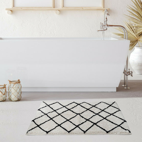 NNEDSZ Soft Cotton Bath Rug Tufted Design