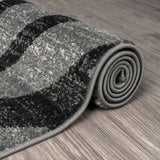 NNEDSZ Adore Geometric Textural Rug - Grey - 120x170