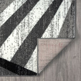 NNEDSZ Adore Geometric Textural Rug - Grey - 200x200