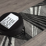 NNEDSZ Adore Geometric Textural Rug - Grey - 200x290