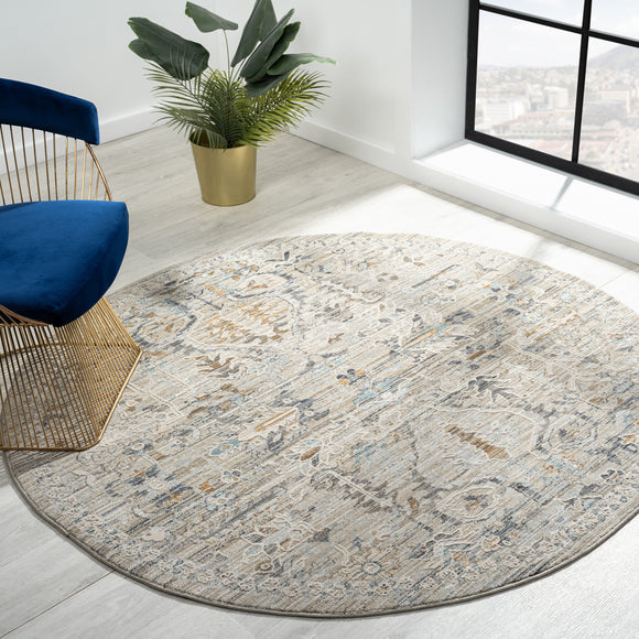NNEDSZ Aubre Contemporary Area Rug - Taupe - 240x240