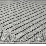 NNEDSZ Alpha Outdoor Rug - Light Grey - 240x330