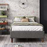 NNEDSZ Bed Frame Mattress Foundation (Dark Grey) – Queen